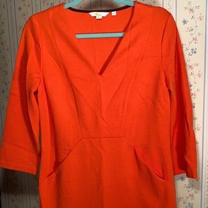 Boden Orange Dress sz 8